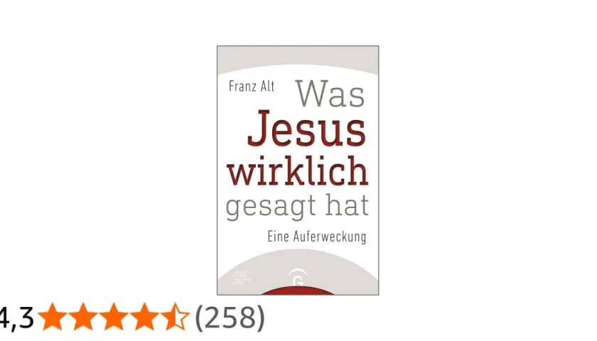 Buchcover "Was Jesus wirklich gesagt hat" von Franz Alt, das sich mit der Frage beschäftigt, welche Sprache Jesus sprach.