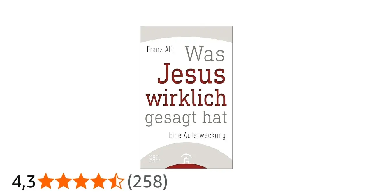 Buchcover "Was Jesus wirklich gesagt hat" von Franz Alt, das sich mit der Frage beschäftigt, welche Sprache Jesus sprach.