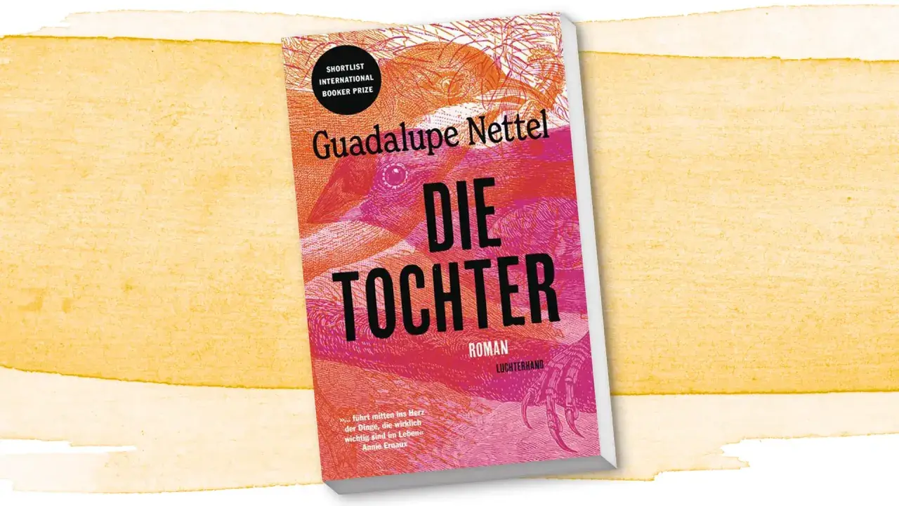 Buchcover "Die Tochter" von Guadalupe Nettel. Die Bedeutung von "filiae" (Tochter) wird in diesem Roman thematisiert.